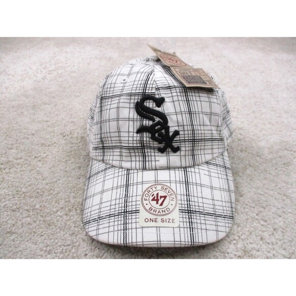 ’47 Other - Chicago White Sox Hat Cap Strap Back One Size White Black MLB Baseball '47 Mens